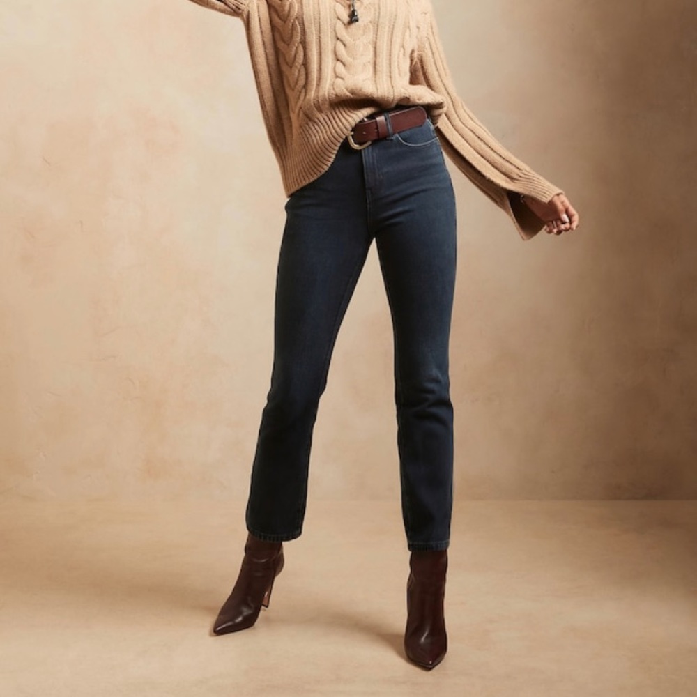 Banana Republic High-Rise Cropped Jeans (29)